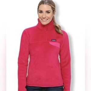 Patagonia Re-Tool Snap-T Fleece Pullover Pink Polartec Thermal Pro Gorpcore SM